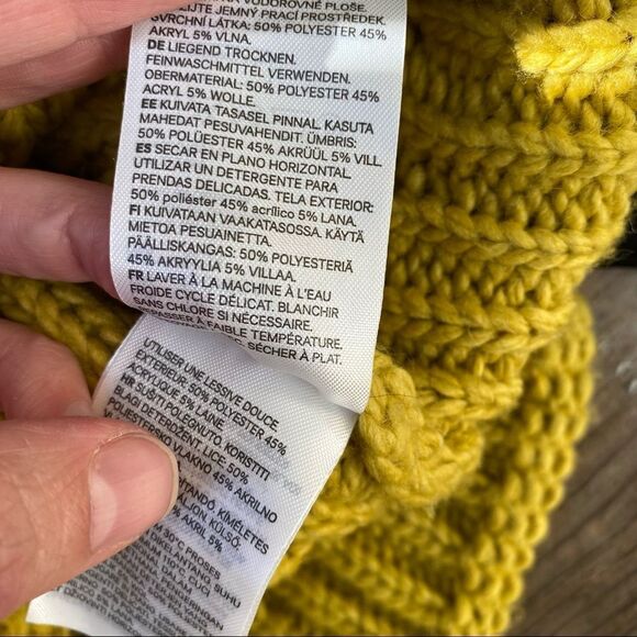 H&M chunky knit turtleneck sweater size XS - Picture 5 of 9